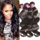 thumbnail image 1 of Unice Hair 14 16 18 20 pulgadas Onda del cuerpo brasileño 4 paquetes Extensiones de cabello humano virgen sin procesar real Color negro natural, 1 of 2