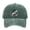 Washed-Green, variant on Washed Cotton Adult Baseball Cap, Bass Fish Embroidery Adjustable Unisex Fishing Dad Hat