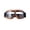 A, variant on Vintage Motorcycle Goggles, Retro Leather Biker Eyewear, Anti-fog Windproof Eye Protection, Cruiser Scooter Motocross Goggles for Men, Women,adults