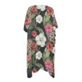 thumbnail image 2 of HELLHERO Kimono Long Kimono Swimsuit Cover Up for Beach Polyester Swimsuit Coverup Summer Beach Cover Ups Floral Leopard, 2 of 6