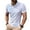 White, variant on Men's Button T-Shirts Tee, Summer Solid Color Short Sleeve V-Neck Casual Tops for Mens White