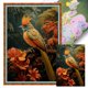 thumbnail image 1 of Hilo Algodón Ecológico Bordado Punto Cruz Pájaro Exótico Impreso 11CT 40x60cm, 1 of 9
