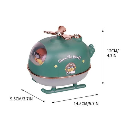 

AIEOTT Helicopter Humidifier Atmosphere Night Light USB Mini Cute Pet Aromatherapy Humidifier Atomizer Gift