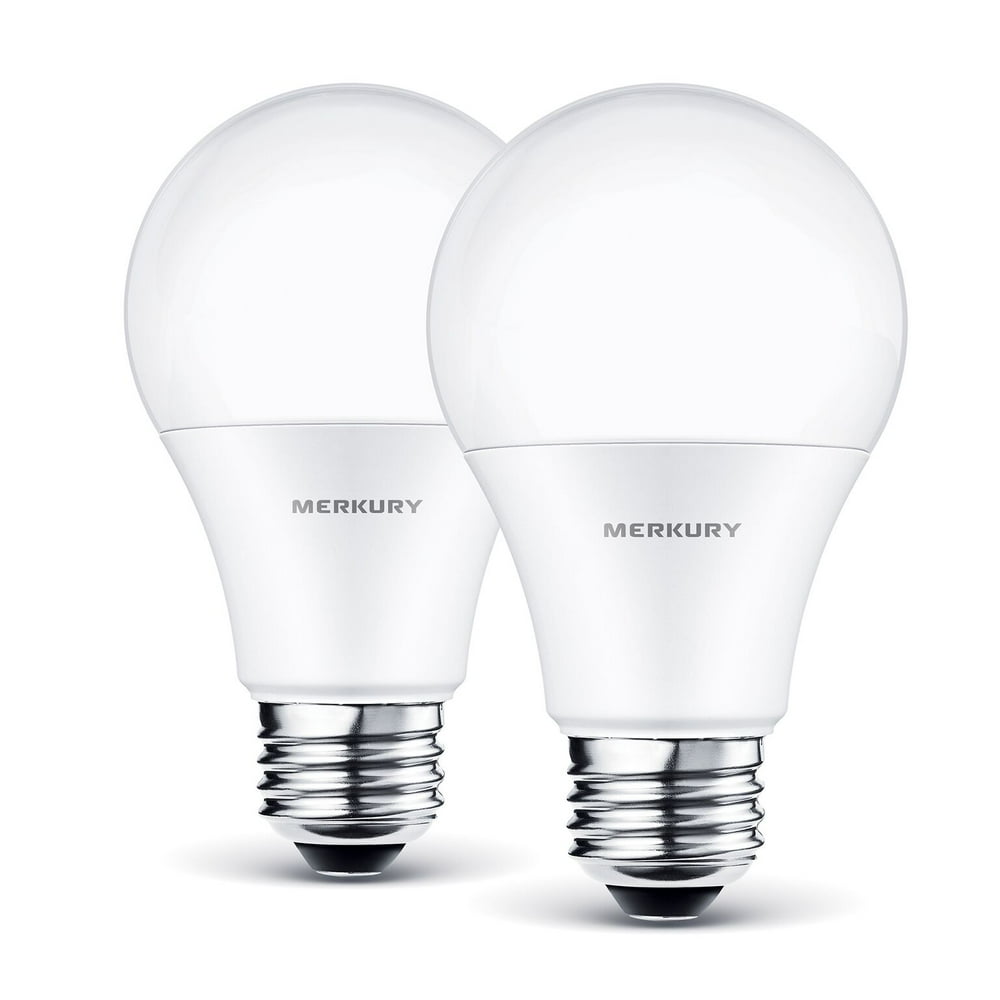 Merkury Innovations A19 Smart Light Bulb, 60W Dimmable White LED