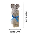 thumbnail image 2 of Pisexur Belleza Maquillaje Toalla pequeña de vellón de corales, pañuelo cuadrado, toalla de regalo con forma de conejos lindospara mujeres y hombres, 2 of 3