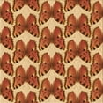 thumbnail image 1 of Ahgly Company Machine Washable Indoor Square Transitional Orange Area Rugs, 4' Square, 1 of 7