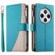 thumbnail image 1 of Funda cartera GANGXUN para Xiaomi Redmi 14C 4G , cuero PU con tarjetero, cremallera, correa de mano, soporte y protección 1050°, 1 of 6