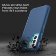 thumbnail image 4 of GHSDFBB for Galaxy S21 5G Case Shockproof Dust/Drop Proof 3-Layer Full Body Protection [Without Screen Protector] Rugged Heavy Duty Durable Cover Case for Samsung Galaxy S21 5G 6.2 2021, Blue, 4 of 6