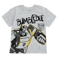 thumbnail image 3 of Transformers Bumblebee Little Boys Drop Shoulder T-Shirt and Shorts Outfit Set Gray 6, 3 of 5
