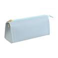 thumbnail image 2 of Anuirheih Pencil Bag with Zipper, Pencil Bag Multifunctional Student Pencil Case Stationery Bag-border Zipper Makeup Brush Storage Bag(Blue), 2 of 7