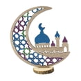 thumbnail image 1 of Placa de madera duradera para Eid Mubarak, decoración para fiestas islámicas y mezquitas, ideal para bricolaje. B, 1 of 9