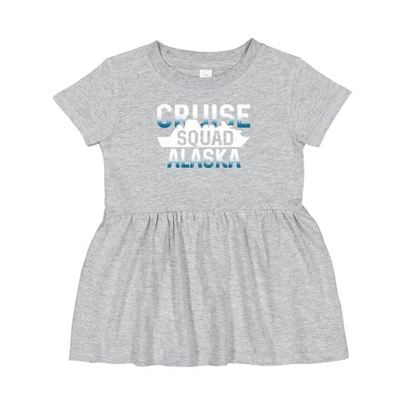 Inktastic Alaska Cruise Squad Vacation Trip Girls Baby Dress