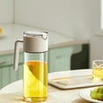 thumbnail image 5 of Vacemry Under $5 Glass Oil Dispenser, Leakproof Automatic Opening Closing Oil Can, Large Capacity Kitchen Spice Bottle for Cooking, Drip Free Pouring Jug for Salad Frying, 5 of 6