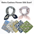 thumbnail image 4 of Cashew Pattern Bandannas Vintage Square Pocket Bandana Neck Scarf for Spring, 4 of 15
