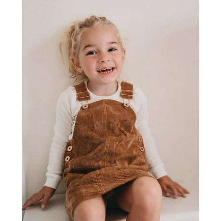 

Puloru Kids Baby Girls Dress Sleeveless Retro Mini Strap Dress Clothes