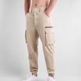 thumbnail image 2 of Cavosen Golf Joggers Pants Men Low waist Trousers with Pockets Solid Elastic Waist Bottoms Button Jogger Casual Clothes, 2 of 8