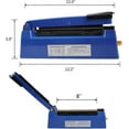 thumbnail image 2 of 8 Inch Impulse Heat Sealer Poly Mylar Plastic Bag Sealer Manual Heat Sealing Machine Home Restaurant Food Snacks Storage Manual Packaging Machine (8 i, 2 of 4
