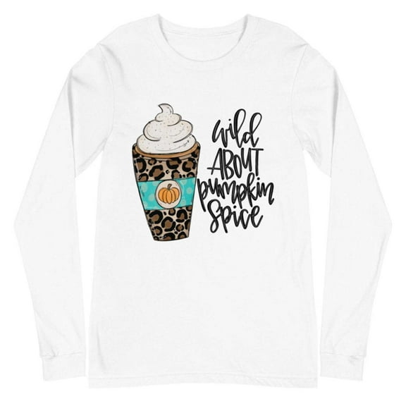 Wild About Pumpkin Spice Unisex Long Sleeve Tee