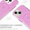 thumbnail image 2 of FIEWESEY for iPhone 15 Plus Case,with 360°Rotatable Ring Mlitary Drop Protection Translucent Slim Protective Ring Holder Shockproof Case Cover for iPhone 15 Plus 2023 (Pink), 2 of 7