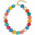 thumbnail image 2 of Faty-T Colorful Chunky Necklaces for Women Large Oversized Resin Beaded Necklace Bold Statement Chunky Choker Necklace Boho Summer Jewelry, 2 of 19