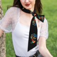thumbnail image 4 of French Horn Colorful Music Art Tie Dye Hair Scarf for Women Fashion Headscarf Wrap Neck Scarves For Handbag, 4 of 7