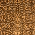 thumbnail image 1 of Ahgly Company Indoor Square Abstract Orange Modern Area Rugs, 5' Square, 1 of 4