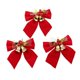 thumbnail image 1 of 3 adornos para árbol de Navidad, pequeñas decoraciones navideñas para el hogar, colgantes con decoración para árbol de Navidad (estilo de nudo de lazo 2) oso de fresa  Electrónica, 1 of 4