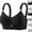 39# Black, variant on Women Adjustable Strappy Shelf Bras Lightweight Plain Push-up Comfortable Bralette High Support Trendy Underwear Black 44
