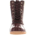 thumbnail image 3 of Link KYLA-3K Children Girl's Fashion Snow Mid Calf Waterproof Lace Up Duck Boots, Burgundy, 1, 3 of 4