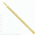 thumbnail image 2 of 14k Yellow Gold 8.5mm Hand Polished Link Chain Bracelet H, 2 of 6
