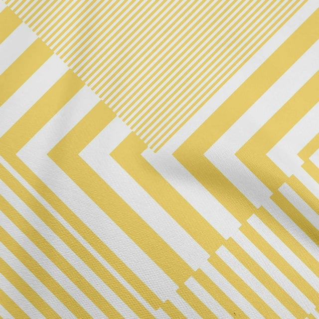 oneOone Cotton Poplin Yellow Fabric Sewing Craft Projects Fabric Prints By Yard 42 Inch Wide