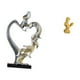 thumbnail image 5 of Figura de pareja besándose, estatua coleccionable, adorno de escritorio para dormitorio, boda, estantería, armario, decoración del hogar, decoración F, 5 of 8