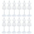 thumbnail image 1 of 12Pcs Mini Doll Clothes Mannequin Hollow Art Mannequin Mini Clothes Model Rack, 1 of 8