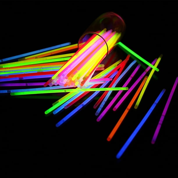 Kid Glow Sticks Glow Sticks Disposable Light Up Sticks Glow In The Dark  Sticks Party Supplies For Night Market Children Toy50Pcs 