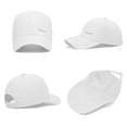 thumbnail image 5 of Quick Drying Baseball Cap, Mesh Cooling Hat, Ultra Lightweight UV Protection Sun Hat for Men and Women Outdoor Sports Running Hat, White, 5 of 7