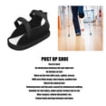thumbnail image 3 of Post Op Shoe Broken Toe Forefoot Off Loading Healing Shoe Fracture Walking Boot Splint Medical Rehabilitation Walker for Post Surgery Recover S, 3 of 9