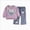 B39-Light Purple, variant on Toddler Baby Girl Sweatsuit Set Organic Cotton Fall Outfits Top and Pants Clothing Sets 6-12 Months 12-24 Months 2t 3t 4t 5t 6t 7t 8t 9t Children Light Purple 1-2 Years