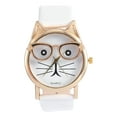 thumbnail image 1 of ColoMX 1pc Reloj de cuarzo de moda Reloj con correa de cuero Reloj de pulsera informal Reloj de cuarzo PU, 1 of 7