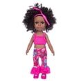 thumbnail image 1 of Baby Toy HUOGUO, pelo rizado africano negro, 35 cm, de vinilo, 1 of 2