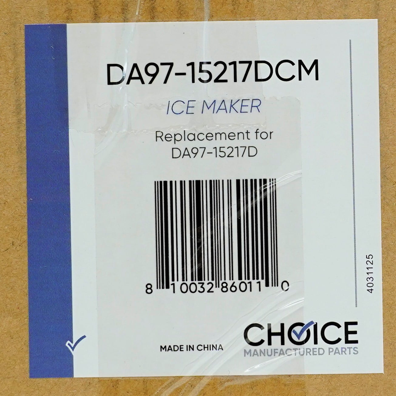 DA97-15217DCM Refrigerator Ice Maker Replaces DA97-15217D