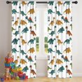 thumbnail image 5 of Blackout Kids Curtains,Dinosaur Pattern Childrens Insulated Curtains Set Of 2,Bedroom Essentials,Toddler Room Decor 42"x84", 5 of 5