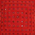 thumbnail image 2 of DK Homewares Boho Decorative Accent Throw Pillow Covers 16x16 Inch Cotton MIrrored Embroidered Ethnic Square Sofa Cushion Covers (Size - 40x40 cm ; Color: Red ) - Set of 4 Pcs (Cover Only), 2 of 4