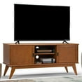 thumbnail image 2 of Allora 60" Low Wooden TV Stand in Teak Brown, 2 of 5