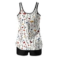 thumbnail image 2 of Traje de baño de dos piezas para mujer, trajes de baño para mujer, traje de baño de dos piezas de moda con estampado y cintura alta para mujer, 2 of 2