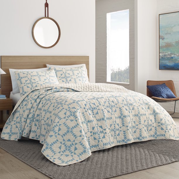 Eddie Bauer Arrowhead Blue Quilt Set, King