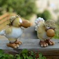 thumbnail image 4 of S SERENABLE Canard en Résine Mini Animal Réaliste Mignon Sculpture Debout pour Jardin, 4 of 8
