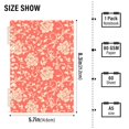 thumbnail image 3 of Haosy Elegant Coral Flower Plant Notebooks 1-subject Journal 60 Sheets A5 College Ruled Paper Detachable Ring 8.3"x5.7", 3 of 8