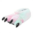 thumbnail image 2 of Women'S Slipper Animal Paws Indoor Outdoor House Slipper Fuzzy Fluffy House Shoes Slip On Comfort Footwear Funny Flat Slides Purple US: 9.5, 2 of 9