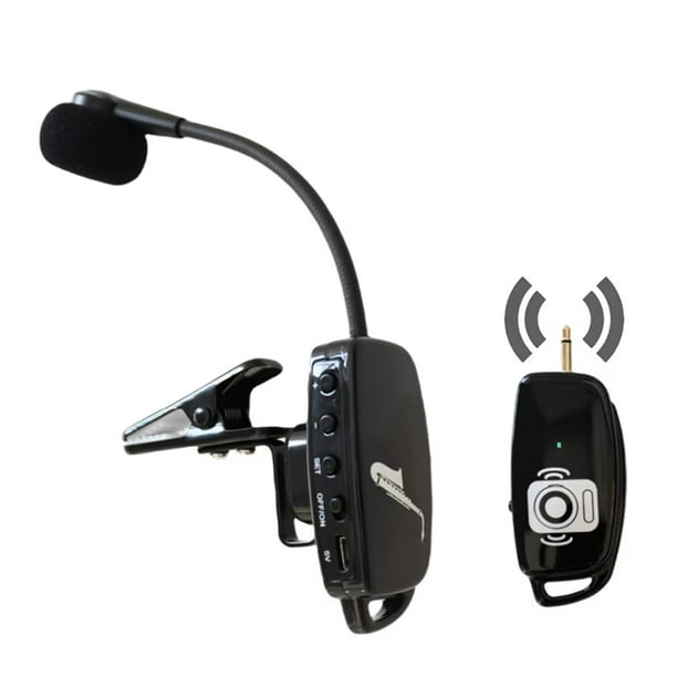 de Micrófono Inalámbrico Profesional 2.4G para Trompetas, Plug & Play, Alcance de 50 M, Receptor y Transmisor Inalámbricos.