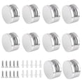 thumbnail image 1 of 10 Pieces Zinc Alloy Glass Clips Mirror Clips Holder for 4-6mm Glass Clamp, 1 of 5